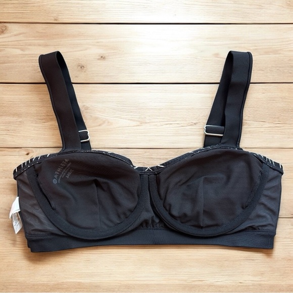 🖤 Athleta Bra-Sized Chevron Bikini Top – 34B/C 🖤 - Picture 5 of 12